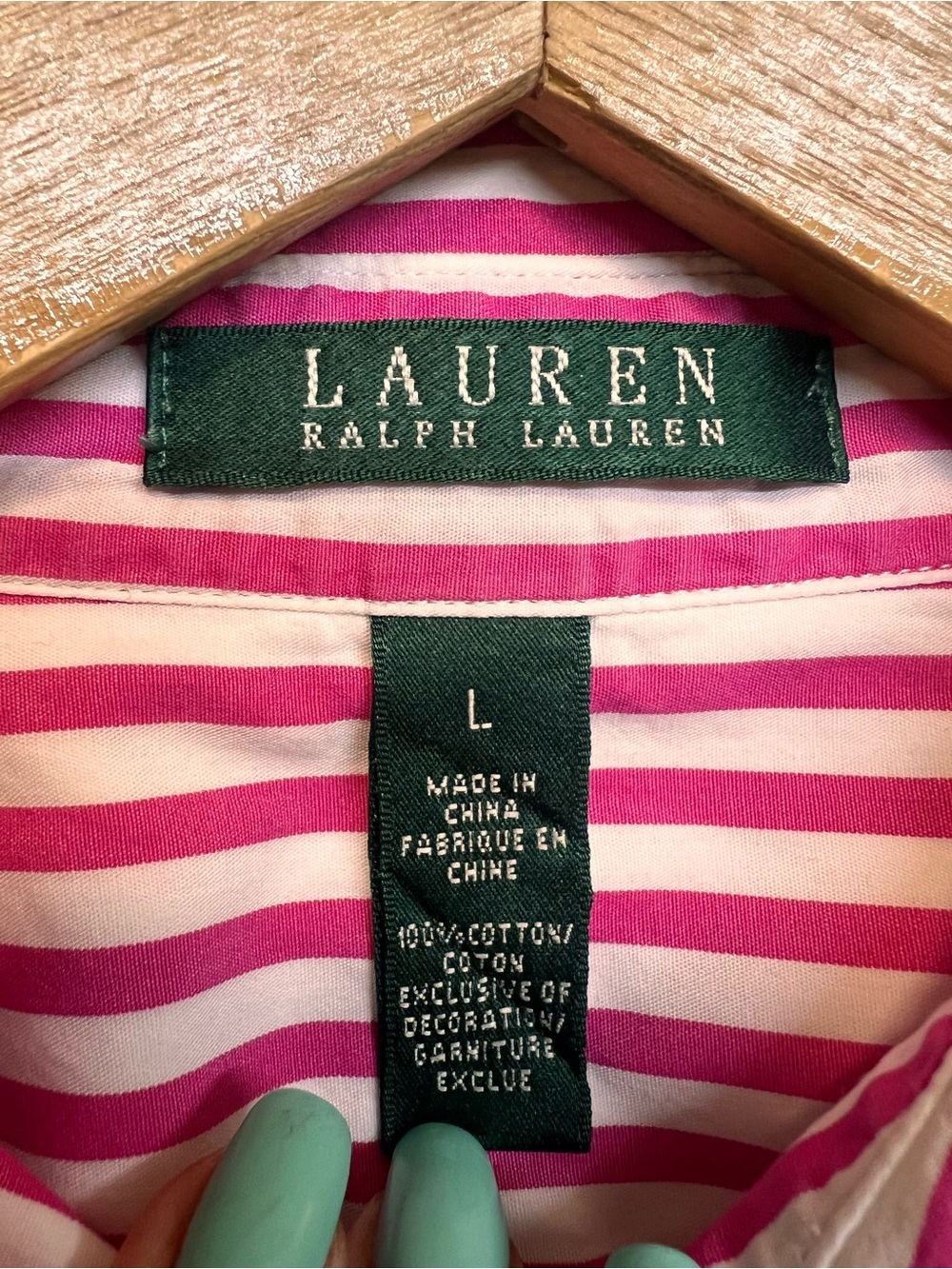Lauren Ralph Lauren Women's Button Down Shirt - Picture 6 of 9